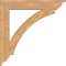 Ekena Millwork Thorton Traditional Smooth Bracket w/ Offset Brace, Western Red Cedar, 7 1/2"W x 40"D x 40"H BKT0806X40X40THR01SWR - alternate 3